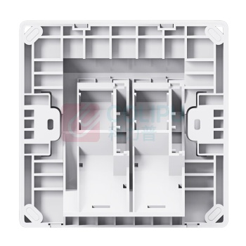 麦森特 MAXCENT 网络模块面板 MF-1017T 接口类型:RJ45;CAT3 材质:ABS;PC 规格:86×86mm 颜色:白色