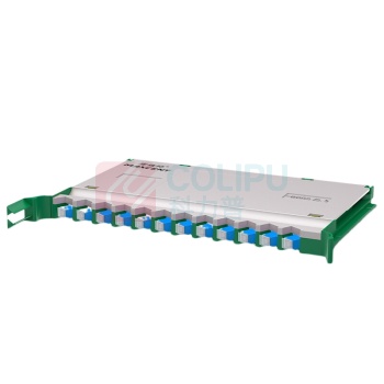 麦森特 MAXCENT 光纤配线架 MR-12SC 接口数量:12口 接口模式:SC 高度:25mm