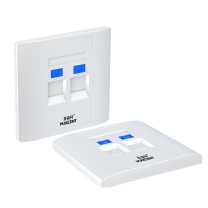 麦森特 MAXCENT 网络模块面板 MF-1021T 接口类型:RJ45;CAT3 材质:ABS;PC 规格:86×86mm 颜色:白色