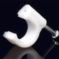 豫光 塑料钢钉线卡 YG-8 8mm 500个 圆形
