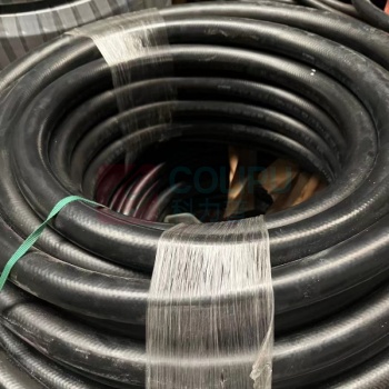 派克 PARKER 派克 高压油管 橡胶管 25*4600mm 21Mpa，一端直接一端弯头，牙36*2 