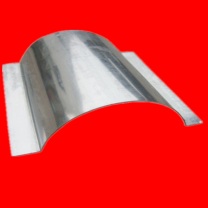 华英五金 不锈钢行线槽 宽度:100mm 弧形内宽:76mm,高度30mm,加厚款,每根1米长