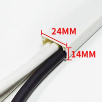 佐佑众工 PVC线槽 宽24mm*高14mm 2米/根
