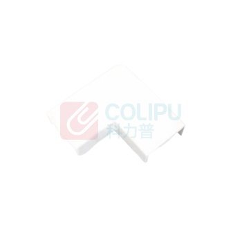 厚创 PVC方形线槽配件 hc1548 宽39mm*高19mm 平弯角 5个/包