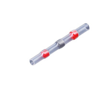 晶事达 免压焊锡环热缩管 SST-S21 (线径0.5-1.5mm²) (红色) 20只/盒 防水快速接线端子电工绝缘套管保护接头