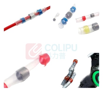 晶事达 免压焊锡环热缩管 SST-S21 (线径0.5-1.5mm²) (红色) 20只/盒 防水快速接线端子电工绝缘套管保护接头