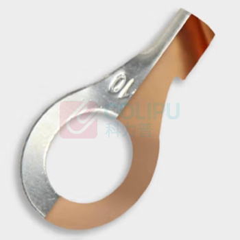 瓦力 O型冷压端子圆形线耳加厚紫铜镀银1.5平方线排开关接线头M8螺丝孔 OT1.5-8 100只装