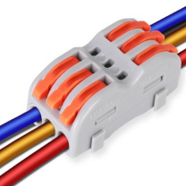奥峰 按压式快速接线端子 SPL-3 3进3出分色