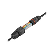 汇君 HJUN 户外防水铜芯直通连接器 CDF-200-3+3进3出 电缆线快速接头接线端子