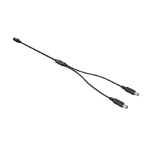 汇君 HJUN DC5.5*2.1mm一分二视频监控延长线电源分配线5A12V 一母分二公40cm【3A】 DC-40-1z2