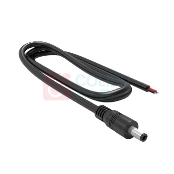 汇君 HJUN DC电源公母头线加粗连接线12V10A接头线18awg0.75平方 DC5.5*2.1母头长50cm DC-m50-5521-075