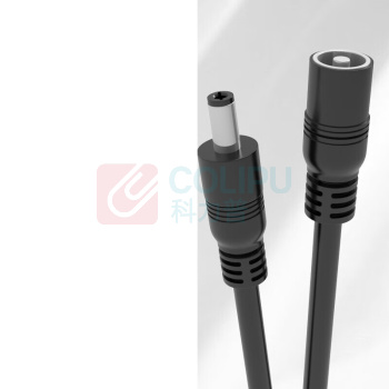 汇君 HJUN DC电源公母头线加粗连接线12V10A接头线18awg0.75平方 DC5.5*2.1母头长50cm DC-m50-5521-075