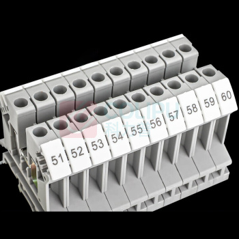 汇君 HJUN UK端子配件排标记条数字标记条1-100 数字31-40 ZB5 uk-zb5-3140-100 100条/包
