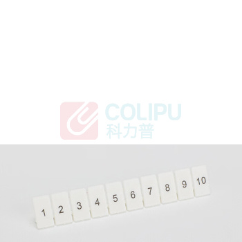 汇君 HJUN UK端子配件排标记条数字标记条1-100 数字31-40 ZB10 uk-zb10-3140-100 100条/包