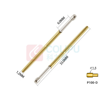 汇君 HJUN 探针测试针可伸缩弹簧顶针PCB电路板烧录芯片 P100-D P100-D-10 10个/包