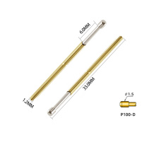 汇君 HJUN 探针测试针可伸缩弹簧顶针PCB电路板烧录芯片 P100-D P100-D-10 10个/包