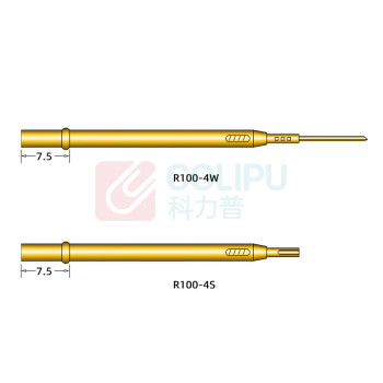 汇君 HJUN 探针测试针可伸缩弹簧顶针PCB电路板烧录芯片 P100-D P100-D-10 10个/包