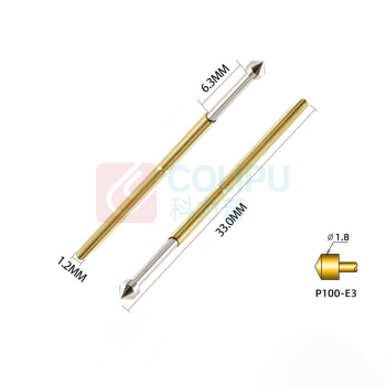 汇君 HJUN 探针测试针可伸缩弹簧顶针PCB电路板烧录芯片 P100-E3 P100-E3-10 10个/包