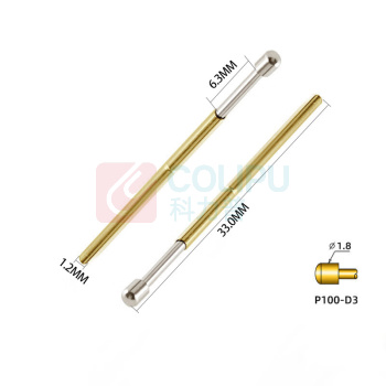 汇君 HJUN 探针测试针可伸缩弹簧顶针PCB电路板烧录芯片 P100-D3 P100-D3-10 10个/包
