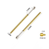 汇君 HJUN 探针测试针可伸缩弹簧顶针PCB电路板烧录芯片 P100-D3 P100-D3-10 10个/包