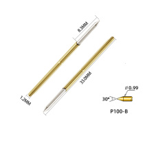 汇君 HJUN 探针测试针可伸缩弹簧顶针PCB电路板烧录芯片 P100-B P100-B-10 10个/包