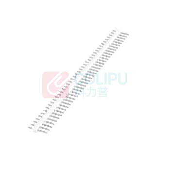 汇君 HJUN 双排排针圆2.54mm间距2.0单双排针 单排针2.54mm 40pin-SZ254-w-10 (白色) 10根/包