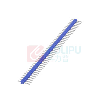 汇君 HJUN 双排排针圆2.54mm间距2.0单双排针 单排针2.54mm 40pin-DZ254-b-10 (蓝色) 10根/包