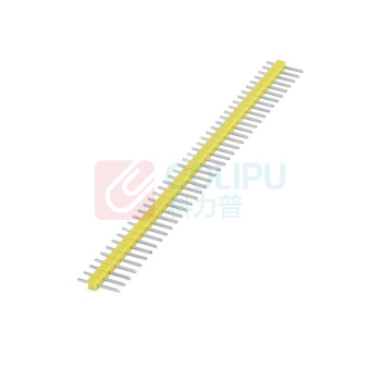 汇君 HJUN 双排排针圆2.54mm间距2.0单双排针 单排针2.54mm 40pin-DZ254-y-10 (黄色) 10根/包