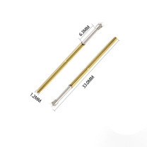 汇君 HJUN 探针测试针可伸缩弹簧顶针PCB电路板烧录芯片 P100-Q2 P100-Q2-10 10个/包