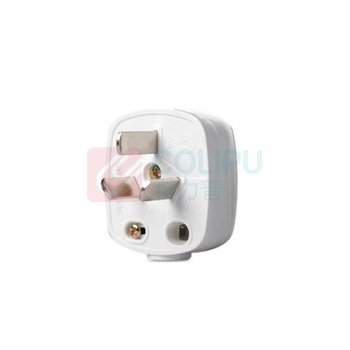 润宏工品 三脚插头 三孔 250V 10A (白色) 个