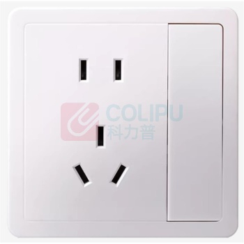 国际电工 单开五孔插座 CHS00857 10A,220V