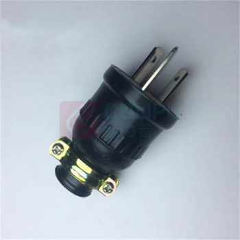 东恒 防水橡皮三孔插头 220V/10A