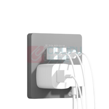 国际电工 插座 86型20W快充USB 五孔20W快充USB+typeC (白色)