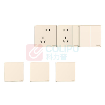 施耐德电气(Schneider Electric) 电源插座 A3T426P210FS_WG_C1 1个/个 销售单位:个 (电源插座\250V 10A 单相2、3极 86型) (计量单位:个)
