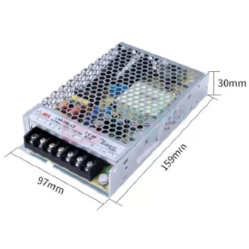 明纬 (MEANWELL)LRS-150-12开关电源 替代NES直流DC稳压变压器监控明纬电源 12V12.5A输出 台湾明纬