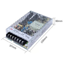 明纬 (MEANWELL)LRS-150-12开关电源 替代NES直流DC稳压变压器监控明纬电源 12V12.5A输出 台湾明纬