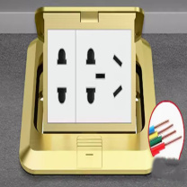 华英五金 地拖插座 7孔以上