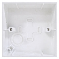 施耐德电气 Schneider Electric 开关插座面板明装底盒 86型通用 开关面板底盒 明盒 E238
