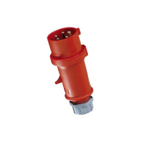 曼奈柯斯 电源插座 带防溅盒 3P+N+E 三相五极 32A 插头 5芯 IP44 400V