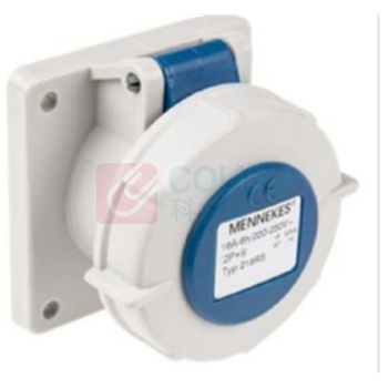 曼奈柯斯 工业插座 218S 3P 16A、220V IP67