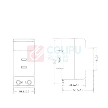 施耐德 Schneider 电气模数化插座 EA9XN210 2P 10A 2孔AC250V