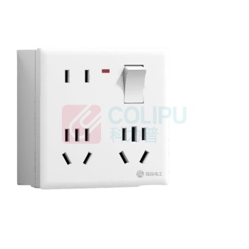 国际电工 明装墙壁插座 12孔 250V 16A