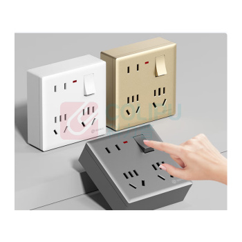 国际电工 明装墙壁插座 12孔 250V 16A