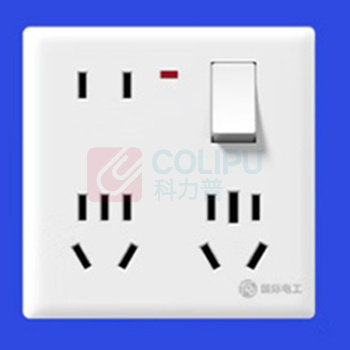 国际电工 明装墙壁插座 12孔 250V 16A