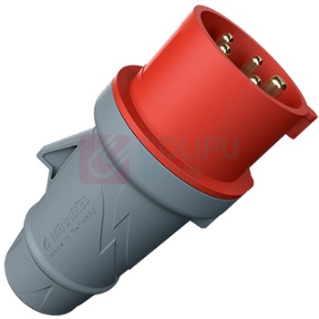 曼奈柯斯 工业防水插头插座连接器三相电公母对接耦合航空大电流 3207 16A 5P 380V IP44 5芯