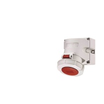曼奈柯斯 工业插座 连接器 三相电大功率航空插座 9382 5芯 32A 400V