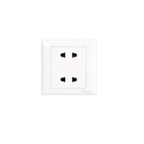 施耐德 Schneider 四孔插座 86系列 250V10A 睿意白色 