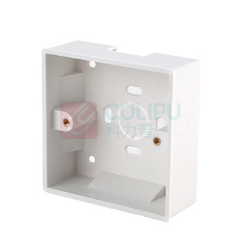 国际电工 86型PVC明装底盒标准款 DH86x86x35 86x86x35mm
