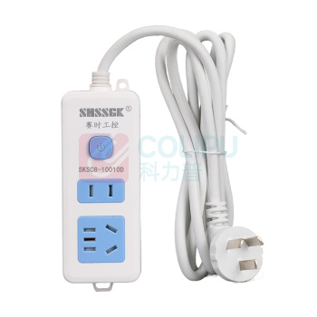 赛时工控 SHSSGK 移动式排插 SKSC8-10010D 一位5孔 一位2孔 10A 250V 2500W 125*50*30mm (蓝白)