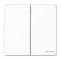 施耐德 Schneider 开关 SND064 双开单控 (白色)